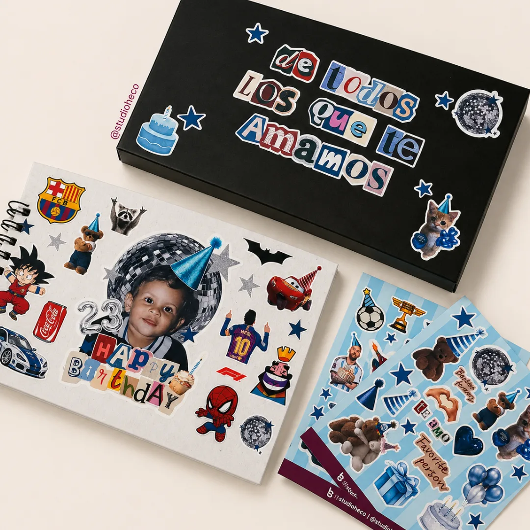 LIBRO DE CUMPLEAÑOS “CARTAS DE LOS QUE TE AMAMOS”
